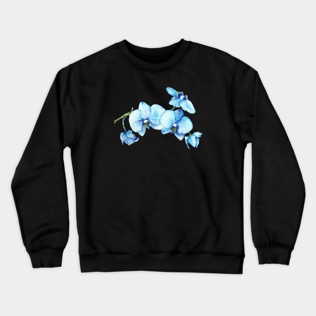 Blue Orchid Crewneck Sweatshirt by Goosi